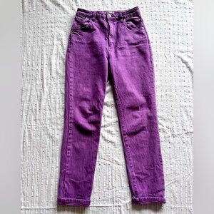 Rolla’s Duster Slim Fit Lavender Jeans Size 27